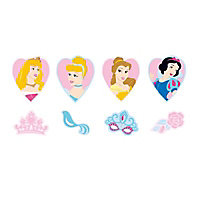Lot de 24 stickers Princesse 15 x 12 et 8 x 9