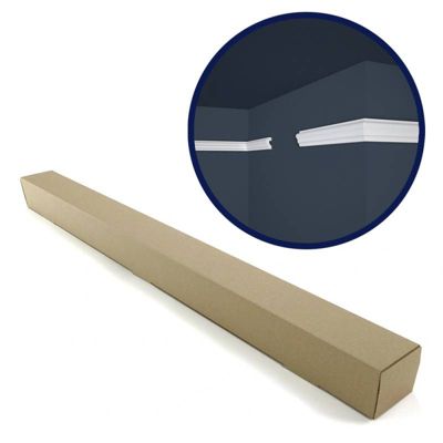 Lot de 25 (50ml) Cimaises décoratives - Modèle Elegant - 200x2,1x4 cm