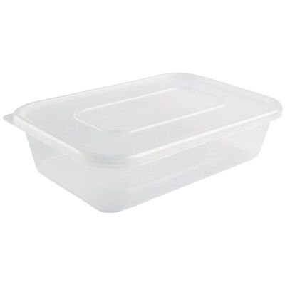 Lot de 250 Récipients en plastique pour micro-ondes
