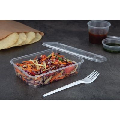 Lot de 250 Récipients en plastique pour micro-ondes