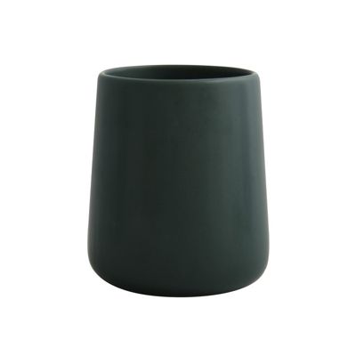 Lot de 3 accessoires de salle de bain en céramique MAONIE Vert Foncé mat MSV