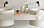 Lot de 3 accessoires salle de bains avec plateau + gobelet + distributeur de savon, beige, Brabantia ReNew