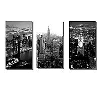 Lot de 3 affiches New York 10 x 15 cm