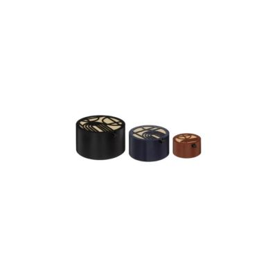 Lot de 3 Boîtes à Bijoux "Olme" 18cm Multicolore