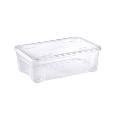 Boîte de rangement rectangulaire transparente Sundis Clip & Store 5 L