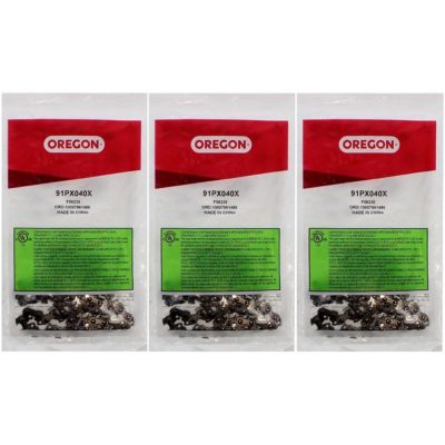 Lot de 3 chaînes OREGON 40 maillons - Référence : 91PX040X - GT ELEC