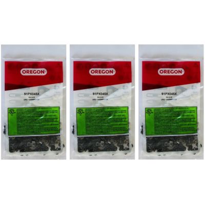 Lot de 3 chaînes OREGON 45 maillons - Référence : 91PX045X - GT ELEC