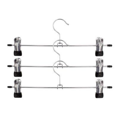 Lot de 3 cintres à pince pour jupes Konva