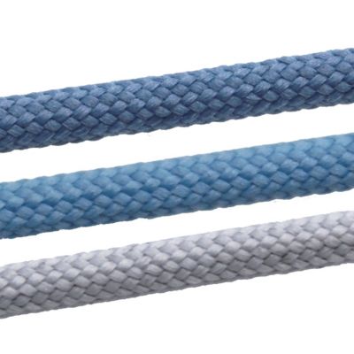 Lot de 3 cintres en tissu bleu Alas L. 40,5 cm