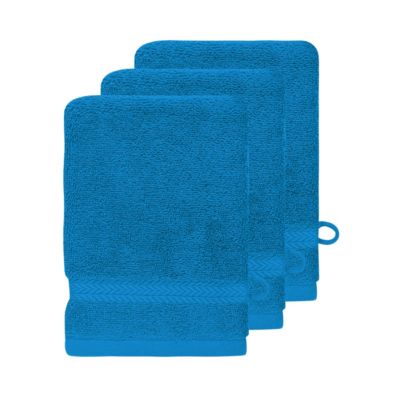Lot de 3 gants de toilette 550 g/m² Ocean 16x22 cm LUXURY