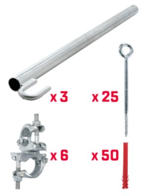 Lot De 3 Kits Pour Créer Des Bagues Bulle De Verre Carrée - Neuf Sans Emballage