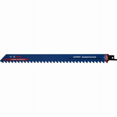 Lot de 3 lames de scie sabre Expert Carbure S1241HM Aerated Concrete 300mm - BOSCH - 2608900411