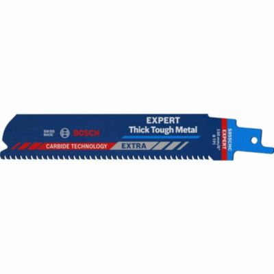 Lot de 3 lames de scie sabre 'Thick Tough Metal' S955CHC 150mm - BOSCH - 2608900366