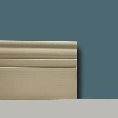 Lot de 3 mètres linéaires de plinthe auto-adhésive flexible DUCALE IVOIRE 155x12mm (sans colle, clous ni découpes)
