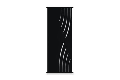 Lot de 3 panneaux décoratifs VELETA Noir H.160cm motifs côté droit
