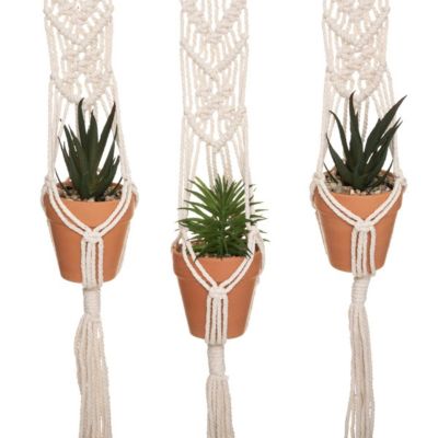 Lot de 3 plantes suspendues "Hacienda" - H75 cm - Atmosphera