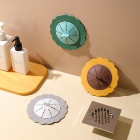 Lot de 3 protecteurs de drain en silicone, couvercle de drain, crépine de drain de baignoire, salle de bain, cuisine