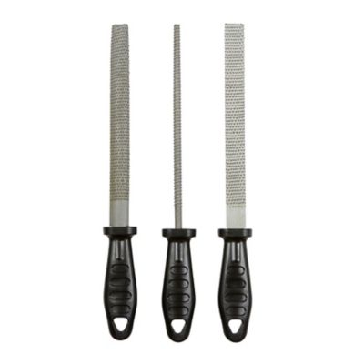 Lot de 3 rapes SF24 acier T8 200mm poignée noir