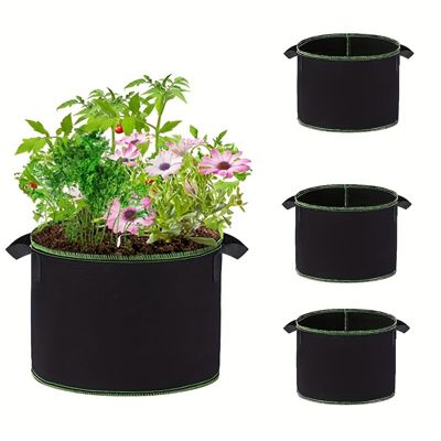 Lot de 3 sacs de culture pour plantes de 7 gallons, pots en feutre tissu non tissé, pots de pépinière