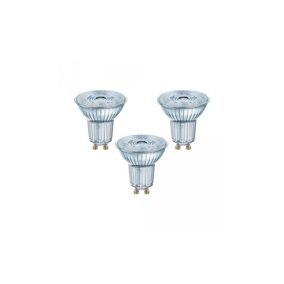 Lot de 3 Spots LED GU10 PAR16 36 4,3W 350lm (50W) - Blanc Chaud