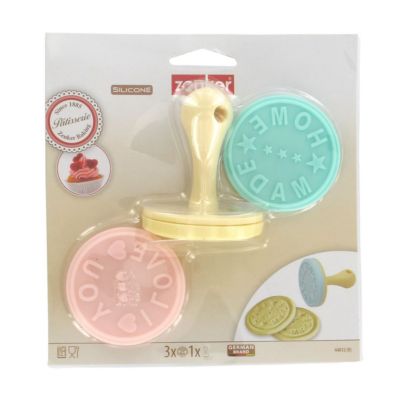 Lot de 3 tampons à pâtisserie pour biscuits Zenker