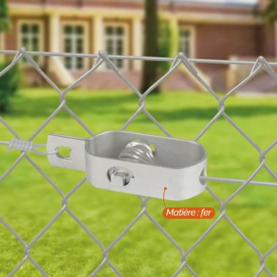 Lot de 30 tendeurs en acier galvanisé N2 pour fil de grillage - Linxor