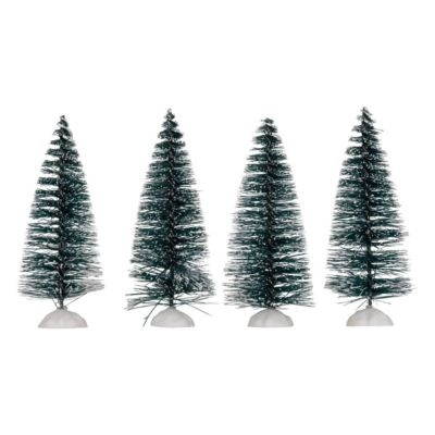Lot de 4 accessoires village sapin assorti - feeric lights & christmas