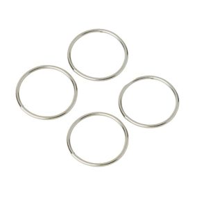 Lot de 4 anneaux soudés ø30 mm Diall