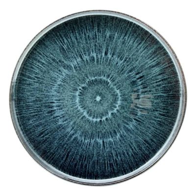 Lot de 4 Assiettes Eva bleu - Atmosphera