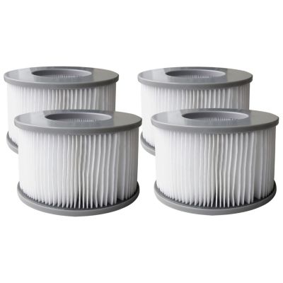 Lot de 4 cartouches filtrantes avec filet pour spa gonflable Mspa - MSPA