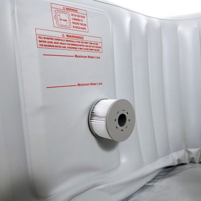 Lot de 4 cartouches filtrantes avec filet pour spa gonflable Mspa - MSPA