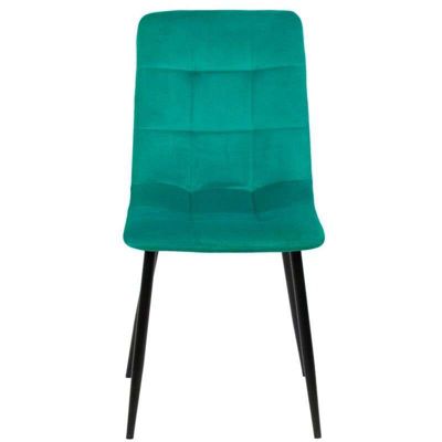 Lot de 4 chaise meubletmoi velours 87 cm vert