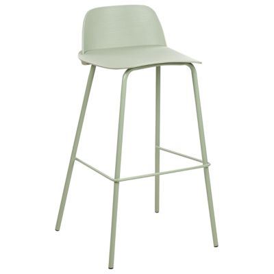 Lot de 4 chaises de bar MORA Vert clair