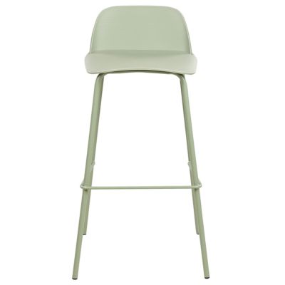 Lot de 4 chaises de bar MORA Vert clair