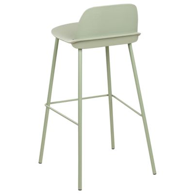 Lot de 4 chaises de bar MORA Vert clair