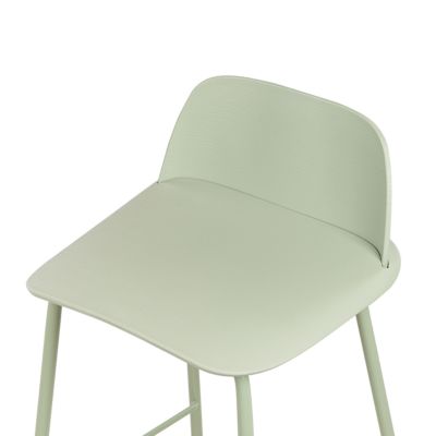 Lot de 4 chaises de bar MORA Vert clair