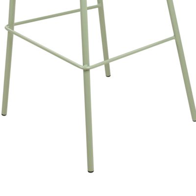 Lot de 4 chaises de bar MORA Vert clair