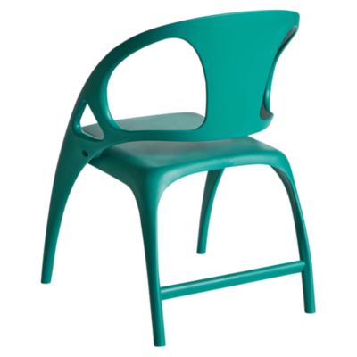 Lot de 4 chaises de jardin NEMI Pliant Bleu paon