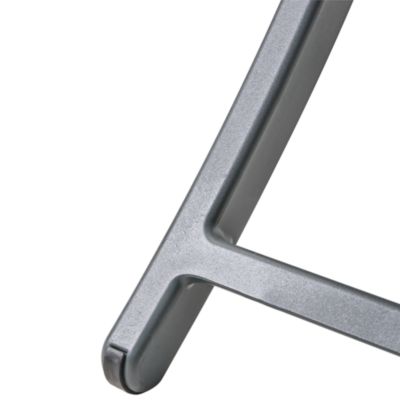 Lot de 4 chaises de jardin TALCA Gris foncé