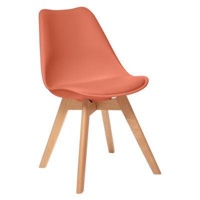 Lot de 4 chaises de table Baya Atmosphera orange