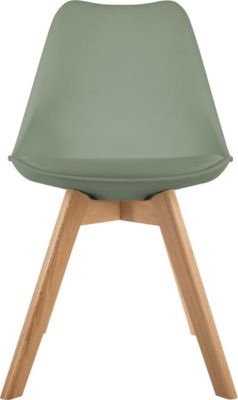 Lot de 4 chaises de table Baya Atmosphera vert kaki