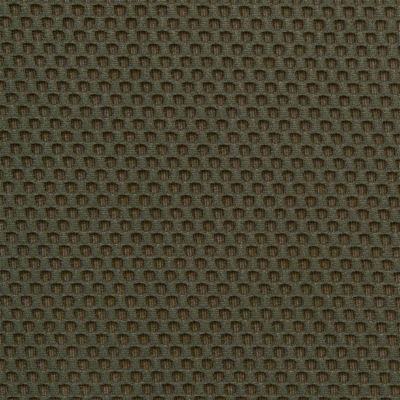 Lot de 4 chaises en tissu texturé maille 3D kaki - ELECTRON