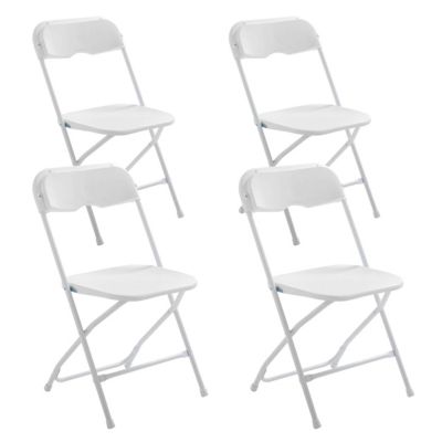 Lot de 4 chaises pliantes   Oviala