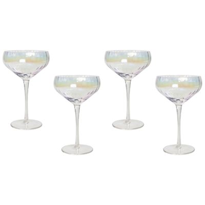 Lot de 4 coupes à champagne MORGANITE 300 ml Transparent