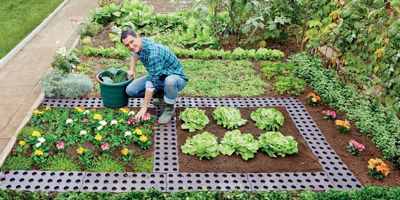 Lot de 4 Dalles Potager Maxi Garantia