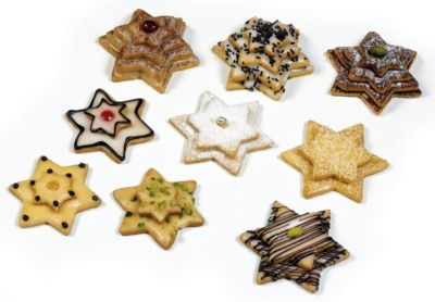 Lot de 4 emporte-pièces de Noël en forme d'étoiles Zenker Emporte-pièces