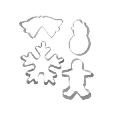 Lot de 4 emporte-pièces de Noël Zenker Emporte-pièces