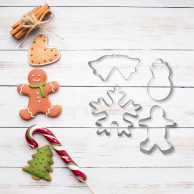 Lot de 4 emporte-pièces de Noël Zenker Emporte-pièces