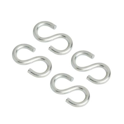 Lot de 4 esses 35 mm Diall Acier Argent