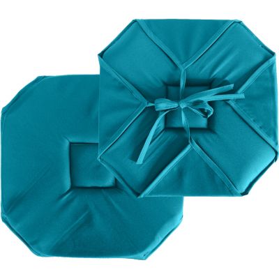 Coussin Jacquard Lurex 40x40 Art Déco Canard 40 X 40 Bleu - Maison